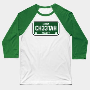 CH33TAH - GTA 6 - License Plate Baseball T-Shirt